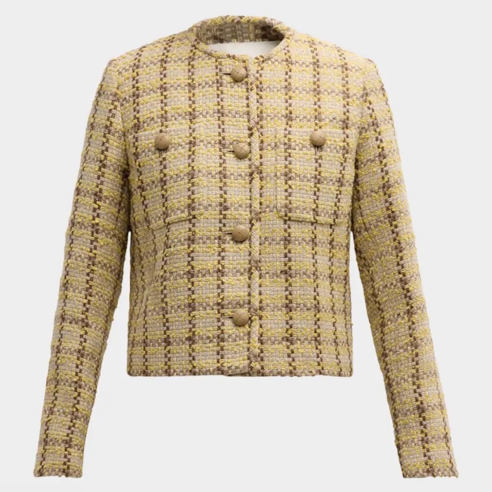 Lafayette 148 New York Button Down Woven Jacket
